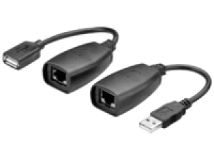 Adapter USB MicroConnect USB -RJ45 Przedłużenie do 40M - USBEXTETH40M 1