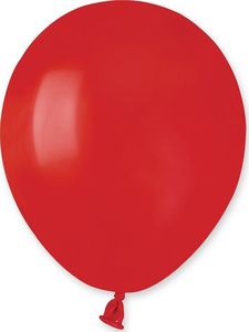 Gemar Balony pastelowe Czerwone, A50/45, 13 cm, 100 szt. 1