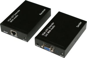 System przekazu sygnału AV MicroConnect VGA + audio, do 50m (MC-VGAEX1A) 1