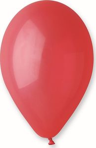 Gemar Balony pastelowe Czerwone, G90, 25 cm, 10 szt. 1