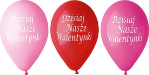Gemar Balony Dzisiaj Nasze Walentynki, 12cali/ 5szt. 1