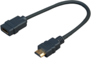 Kabel VivoLink HDMI - HDMI 0.2m czarny (PROHDMIADAPHDMIF) 1