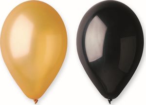 GoDan Balony Beauty&Charm, 3 złote, 2 czarne, 12" 1