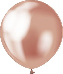 GoDan Balony chromowane Różowo-Złote, B&C, 13 cm, 20 szt. 1