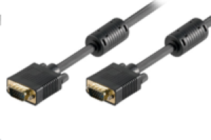 Kabel MicroConnect D-Sub (VGA) - D-Sub (VGA) 10m czarny (MONGG10FB) 1