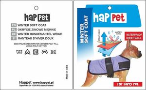 Happet Kurtka dla psa Happet 316B fiolet XL-70cm 1