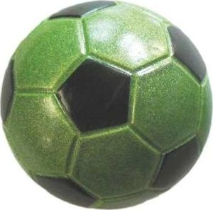 Happet Zabawka piłka football Happet 72mm zielona brokat 1