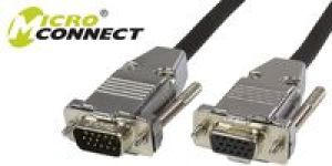 Kabel MicroConnect D-Sub (VGA) - D-Sub (VGA) 10m srebrny (MONGH10-METAL) 1