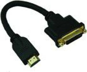 Adapter AV MicroConnect HDMI - DVI-D czarny (DVIHDMI15CM) 1
