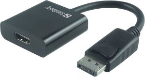 Kabel Sandberg DisplayPort - HDMI 0.15m czarny (509-02) 1