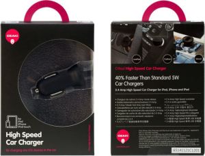 Ładowarka Ozaki Uniwersalna Leather-Design, 2.4A (OT280LBK) 3
