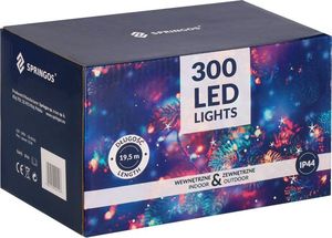 Lampki choinkowe Springos 300 LED kolorowe 7