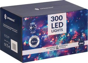 Lampki choinkowe Springos 300 LED białe ciepłe 7
