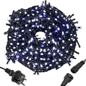 Lampki choinkowe Springos 500 LED biało-niebieskie 11