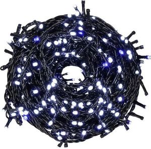 Lampki choinkowe Springos 1000 LED biało-niebieskie 12