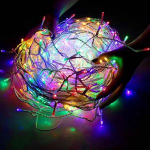 Springos Kurtyna świetlna 500 led girlanda, lampki wewnętrzno-zewnętrzne sople multikolor z zimnym białym flash UNIWERSALNY 3