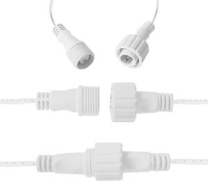 Springos Kurtyna świetlna 500 led girlanda, lampki wewnętrzno-zewnętrzne sople multikolor z zimnym białym flash UNIWERSALNY 4