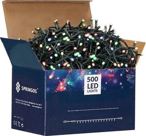 Lampki choinkowe Springos 500 LED kolorowe 12