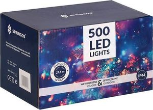 Lampki choinkowe Springos 500 LED kolorowe 15