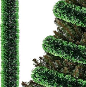 Springos Łańcuch na choinkę 6m zielony cieniowany, girlanda choinkowa, średnica 7cm UNIWERSALNY 1