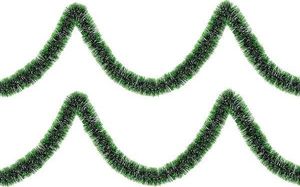 Springos Łańcuch na choinkę 6m zielony cieniowany, girlanda choinkowa, średnica 7cm UNIWERSALNY 3