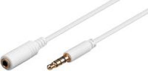 Kabel MicroConnect Jack 3.5mm - Jack 3.5mm 1.5m biały (IPOD001) 1