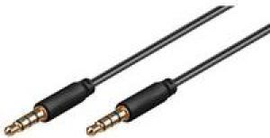 Kabel MicroConnect Jack 3.5mm - Jack 3.5mm 0.5m czarny (IPOD011) 1