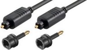 Kabel MicroConnect Toslink - Toslink 1m czarny (TT610BKAD) 1