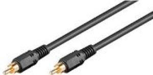 Kabel MicroConnect RCA (Cinch) - RCA (Cinch) 10m czarny (AUDC10G) 1