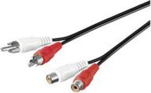 Kabel MicroConnect RCA (Cinch) x2 - RCA (Cinch) x2 5m czarny (AUDCH5) 1