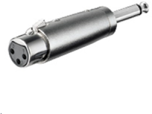 MicroConnect Adapter mikrofonowy Jack 6.5mm - XLR 1