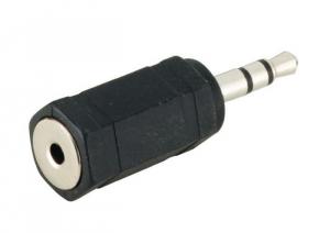 Adapter AV MicroConnect Jack 3.5mm - Jack 2.5mm czarny (AUDALX) 1