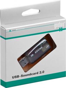 Karta dźwiękowa Goobay USB-Soundcard 2.0 (68878) 2