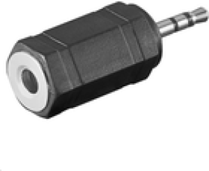 Adapter AV MicroConnect Jack 2.5mm - Jack 3.5mm czarny (AUDASM) 1