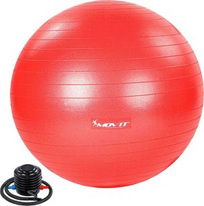 Movit Piłka gimnastyczna z pompką, 55 cm, czerwony 1