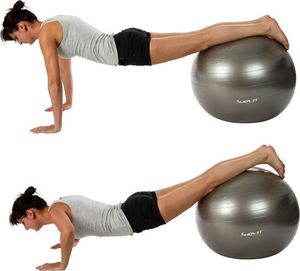 Movit Piłka gimnastyczna z pompką, 85 cm, czerwony 7