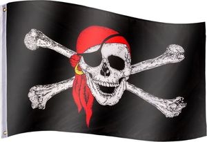 FLAGMASTER Piracka flaga Jolly Roger - 120 cm x 80 cm 1