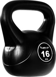 Kettlebell Movit bitumiczny 16 kg 2