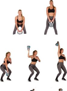 Kettlebell Movit bitumiczny 6 kg 8