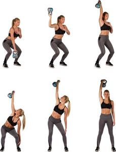Kettlebell Movit bitumiczny 16 kg 3