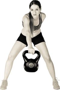 Kettlebell Movit bitumiczny 16 kg 6
