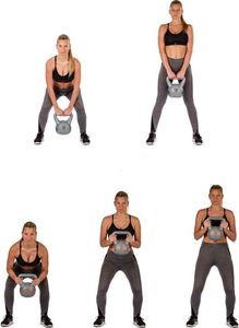 Kettlebell Movit bitumiczny 2 kg 7