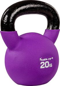 Kettlebell Movit gumowany 20 kg 7