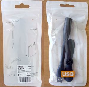 Wentylator USB Omega czarny (43442) 2