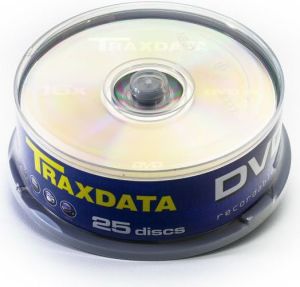 Traxdata DVD-R 4.7GB 16X 25szt. (9077A3ITRA014) 1