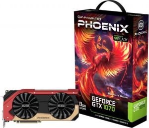 Karta graficzna Gainward GeForce GTX1070 Phoenix 8GB GDDR5 (256 bit) DVI, HDMI, 3x DP, BOX (426018336-3699) 1