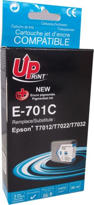 Tusz UPrint Tusz E-701C / C13T70124010 (Cyan) 1