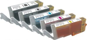 Tusz UPrint Tusz C-551XL-PACK / CLI551, 2x Black, 1x Cyan, 1x Magenta 1x, Yellow 2