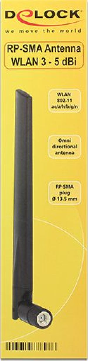 Antena Delock dookólna RP-SMA WLAN 802.11 ac/a/h/b/g/n (88898) 3