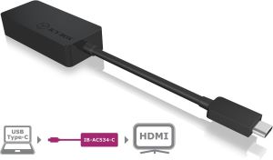Adapter USB Icy Box USB-C - HDMI Czarny  (IB-AC534-C) 2